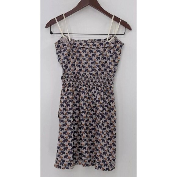 BCBGeneration Strapless Sundress Sz‎ Sm Elephant Print, Pockets Boho, Preppy - Picture 3 of 15